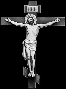 Крест распятие2 - картинки для гравировки